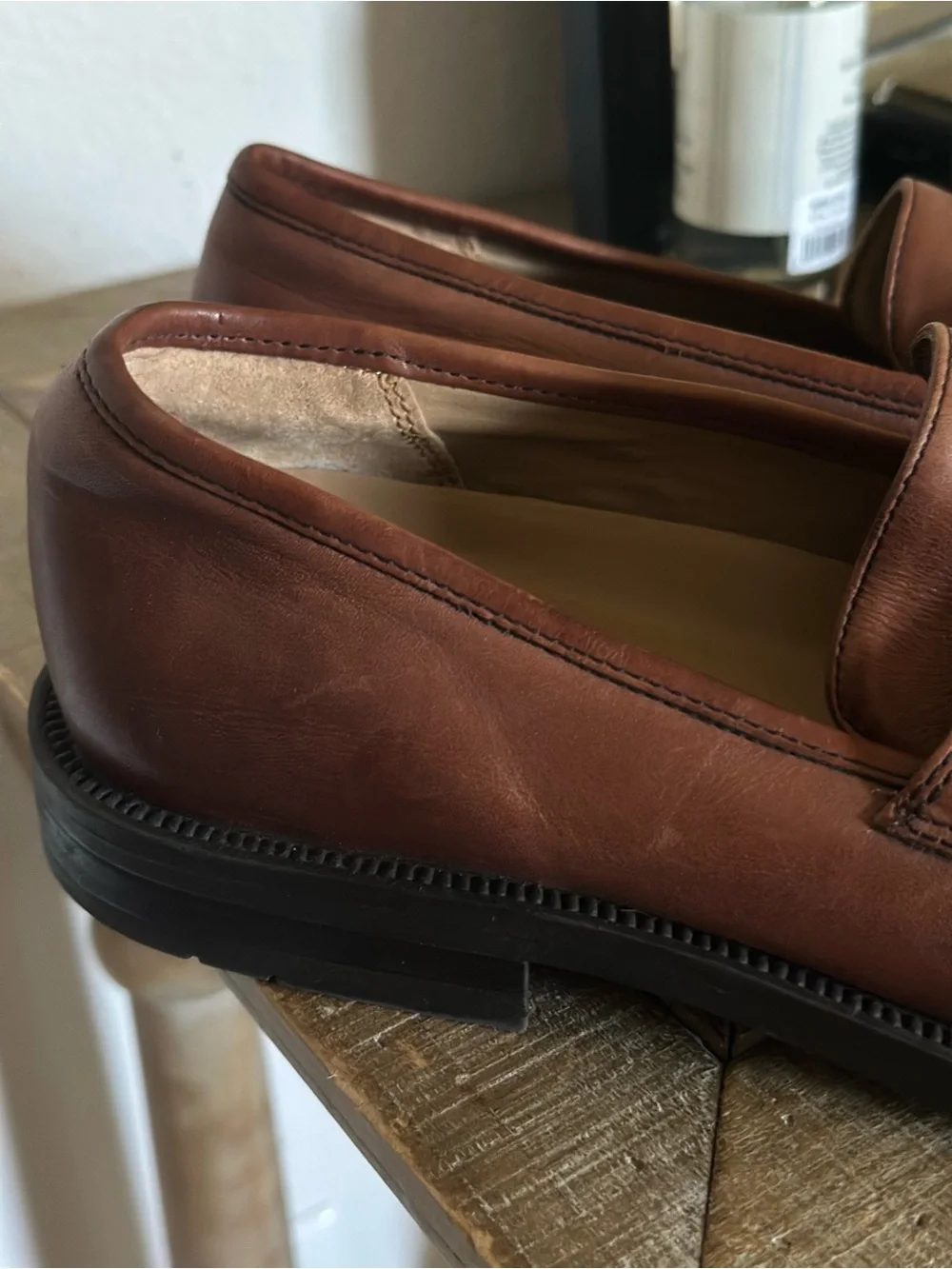 Allen Edmonds Men's Chestnut Brown Leather Tassel Loafers